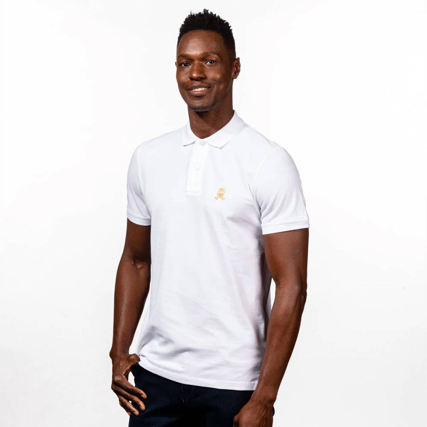 New Eight X Adrin Frog Edition Polo In White
